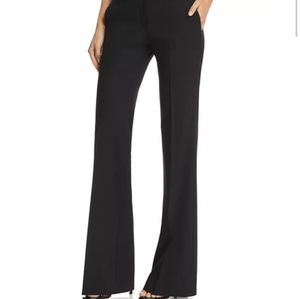 Theory Black Wool Demitria Pants